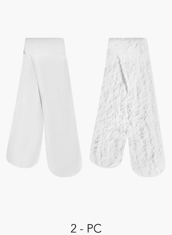 سيليست Pack Of 2 Girls Tights Assorted Design Ramadan Collections